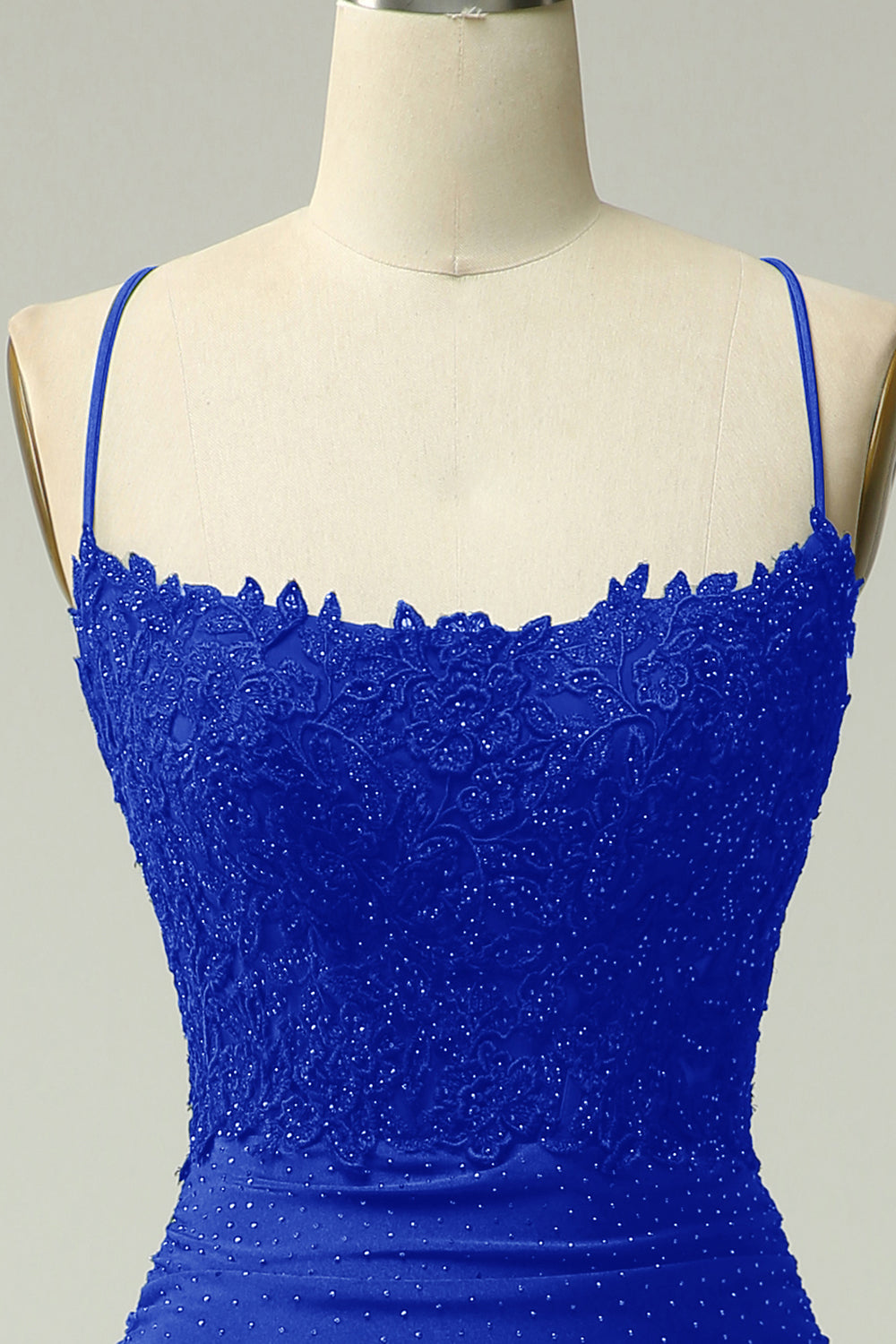 Mørkegrønn Havfrue Halter Lang Ballkjole med Appliques Beading