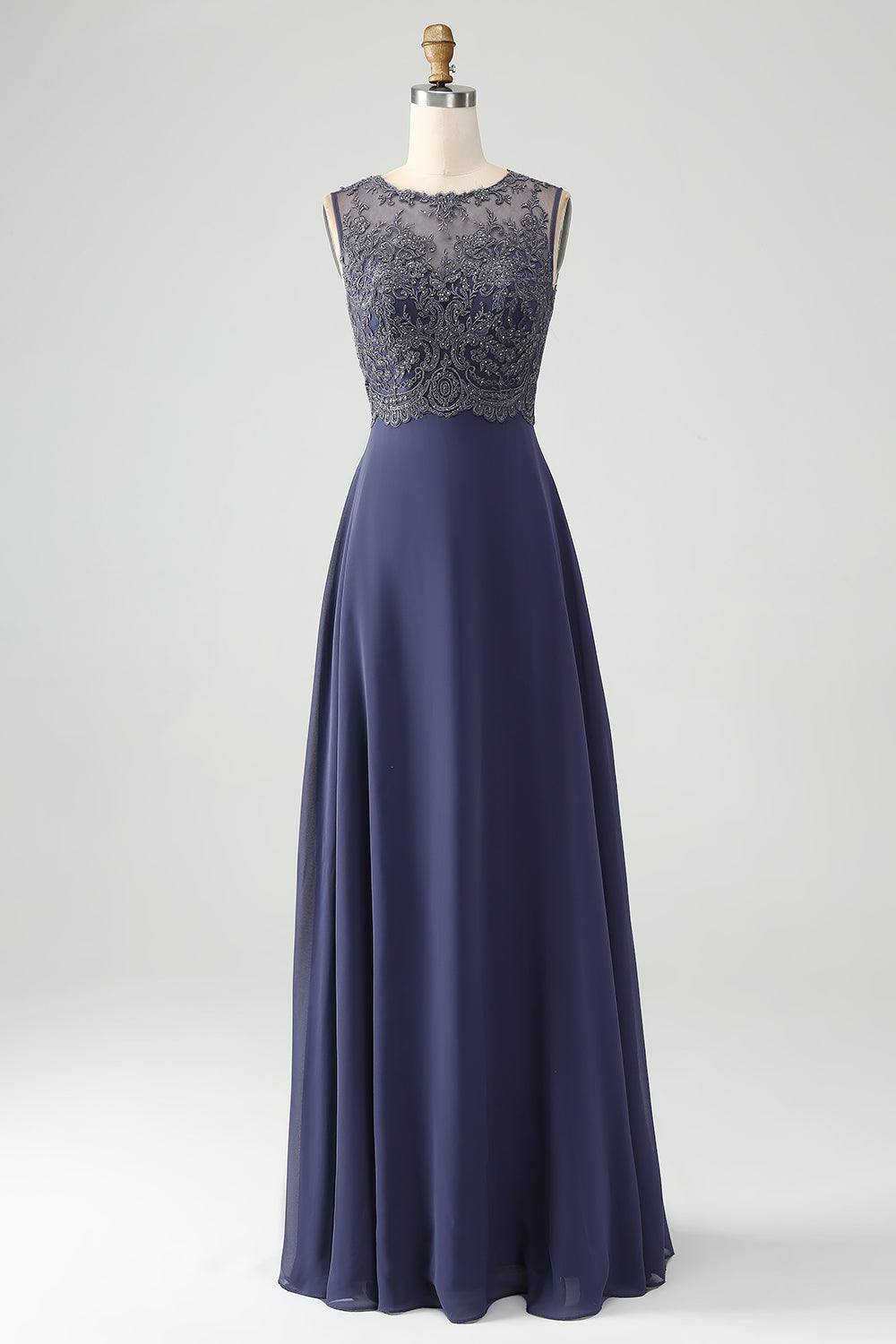 Sparkly Twilight A Line Beaded Mother of Bride Kjole med sjal