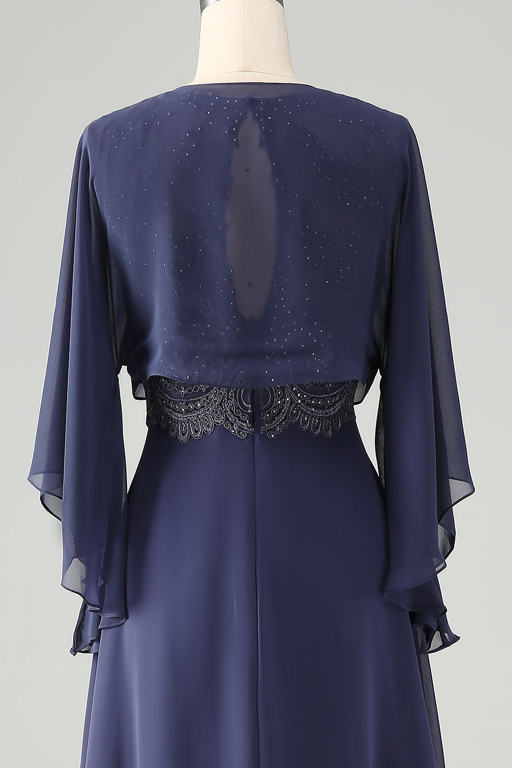 Sparkly Twilight A Line Beaded Mother of Bride Kjole med sjal