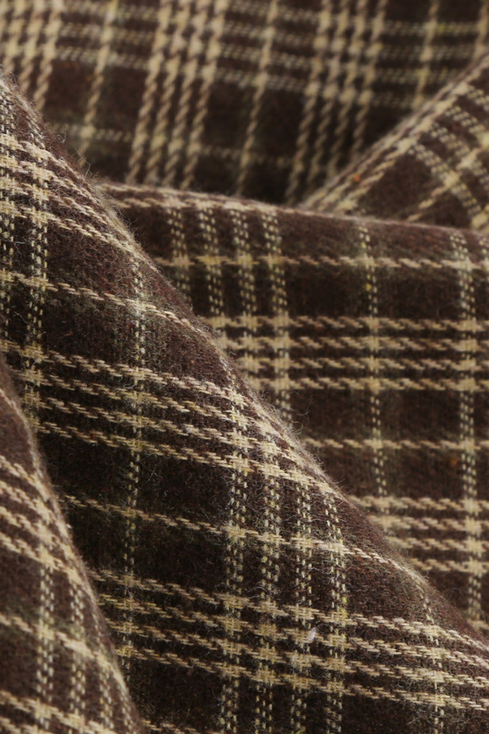 Svart rutete jakkehals Vintage kjole fra 1950-tallet med halve ermer