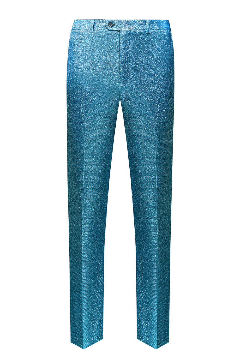 Sparkly Royal Blue Single Breasted 2 Piece Menns Prom Suit