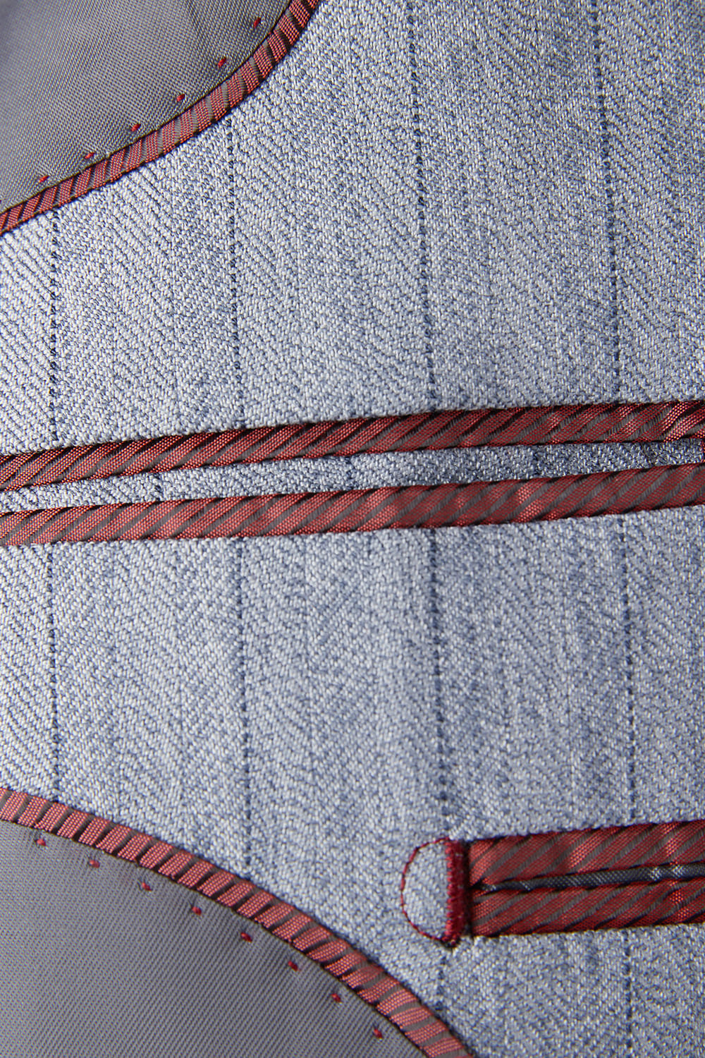 Grå 3 Pieces Peak Lapel Herredresser