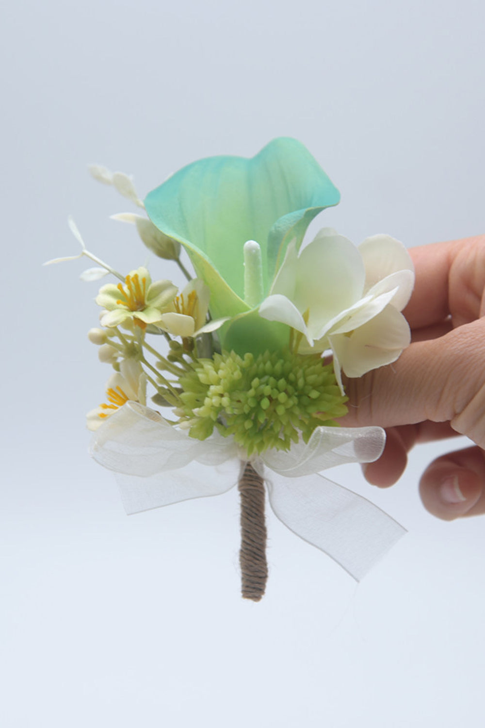 Rosa menn Boutonniere for skoleball bryllupsfest