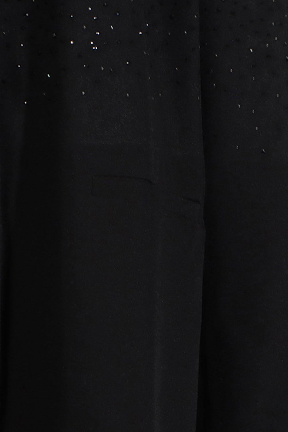 Glitrende svart hakket jakkeslag kvinner blazer med perler