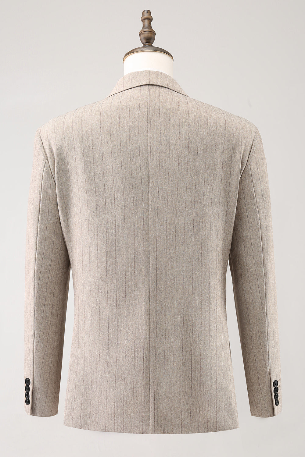 Ivory Peak Lapel Pinstripe Enkeltspent 3-delt Menns Balldresser