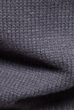 Grå menns rund hals Slim Fit genser