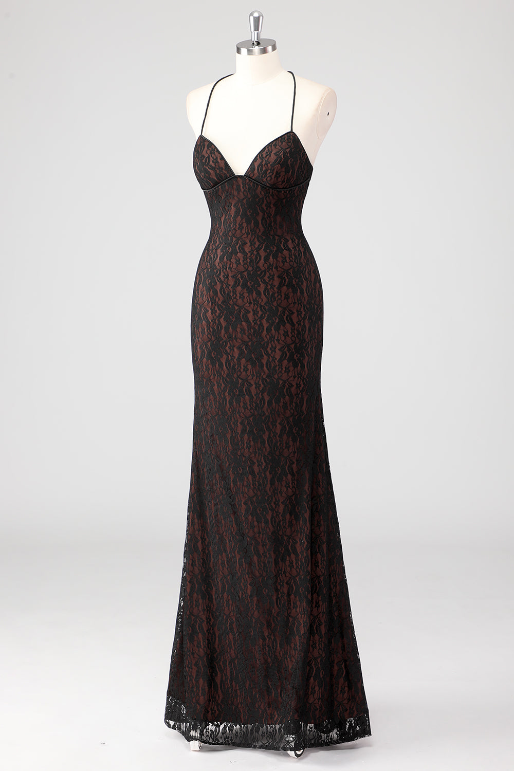 Svart Spaghetti Stropper Spaghetti Stropper Formell Kjole