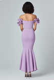 Lilla havfrue Off The Shoulder Ruffles Formell kjole