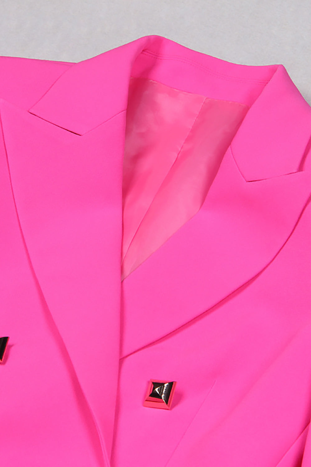 Fuchsia 3 Piece Double Breasted Kvinner Prom Suits
