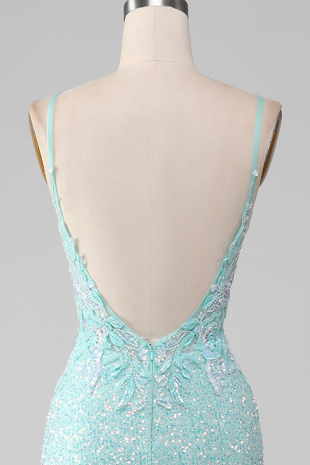 Paljetter Sparkly Mermaid Prom kjole med Slit