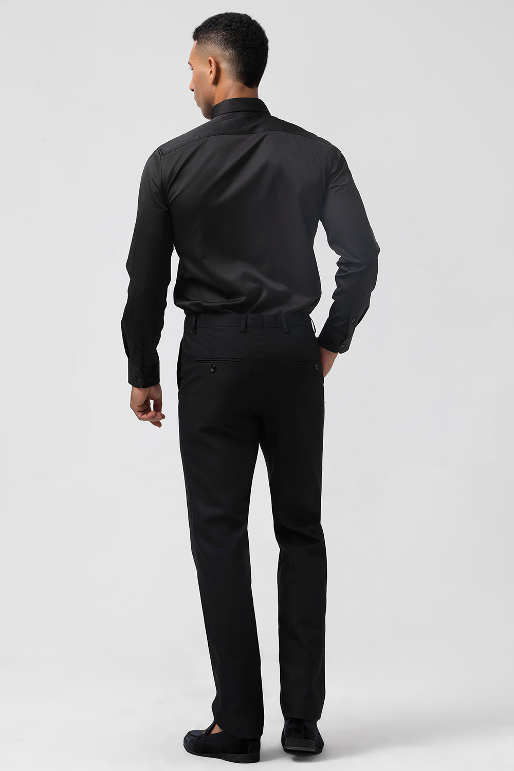 Kongeblå 2-delt Peak jakkeslag Jacquard Balldresser for menn