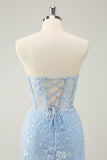 Sparkly Fuchsia Sweetheart Corset Homecoming kjole med applikasjoner