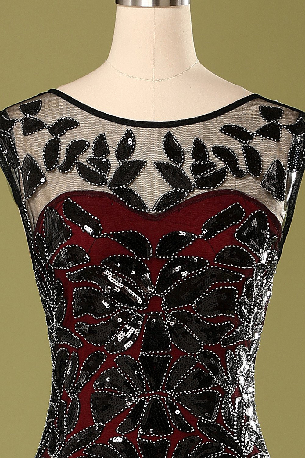 Paljett Flapper Kjole Fra 1920-tallet