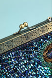Påfugl grønn kveld bag