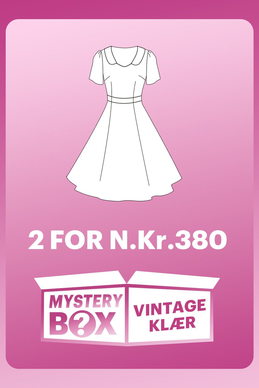 ZAPAKA MYSTERY BOX of 2Pc Vintage Dresses