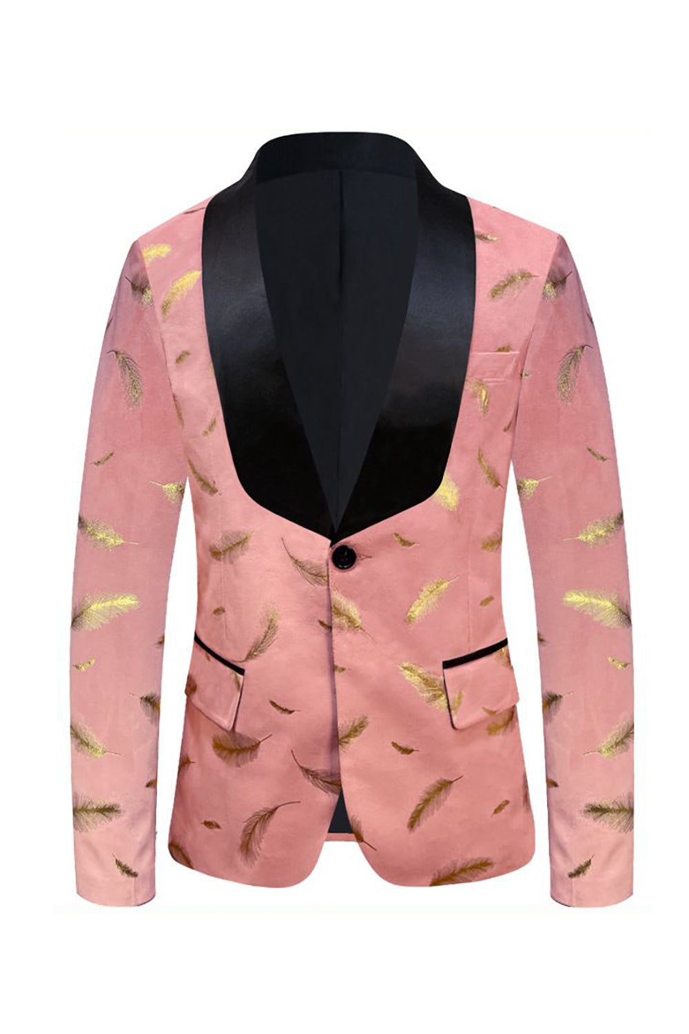 Turkis Jacquard Shawl Lapel Menn Prom Blazer