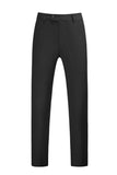 Menns røde Jacquard 3-delt hakket lapel Homecoming Suits