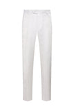 Hvit Jacquard Double Breasted 2 Piece menns dresser