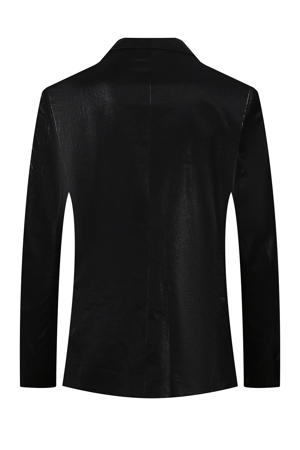 Black Peak Lapel 2 Piece Menn Velvet Prom Suits