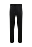 Black Peak Lapel 2 Piece Menn Velvet Prom Suits