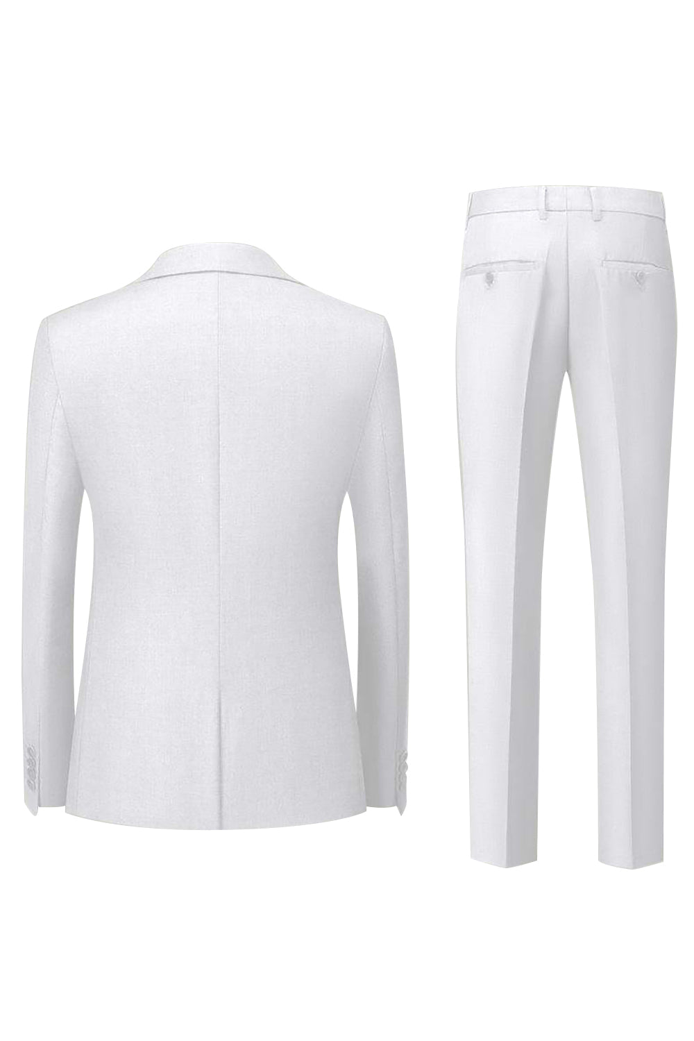 Svart grå 3 stykke peak lapel en knapp herredrakter