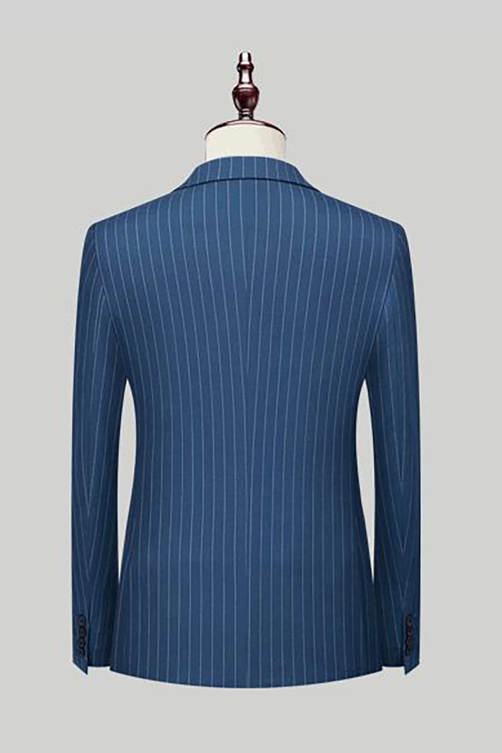 Black Peak Lapel 3 Piece Menn Suits