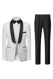 Royal Blue 3 Piece Shawl Lapel Menns Prom Suits