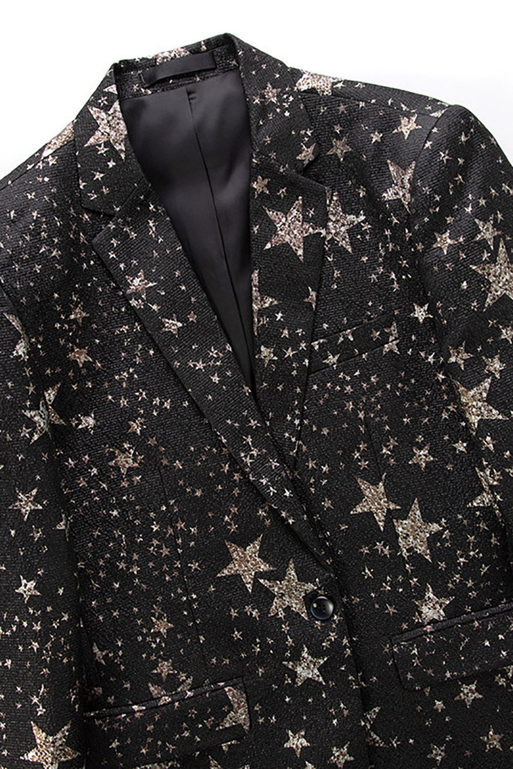 Svarte stjerner Menn Prom Blazer