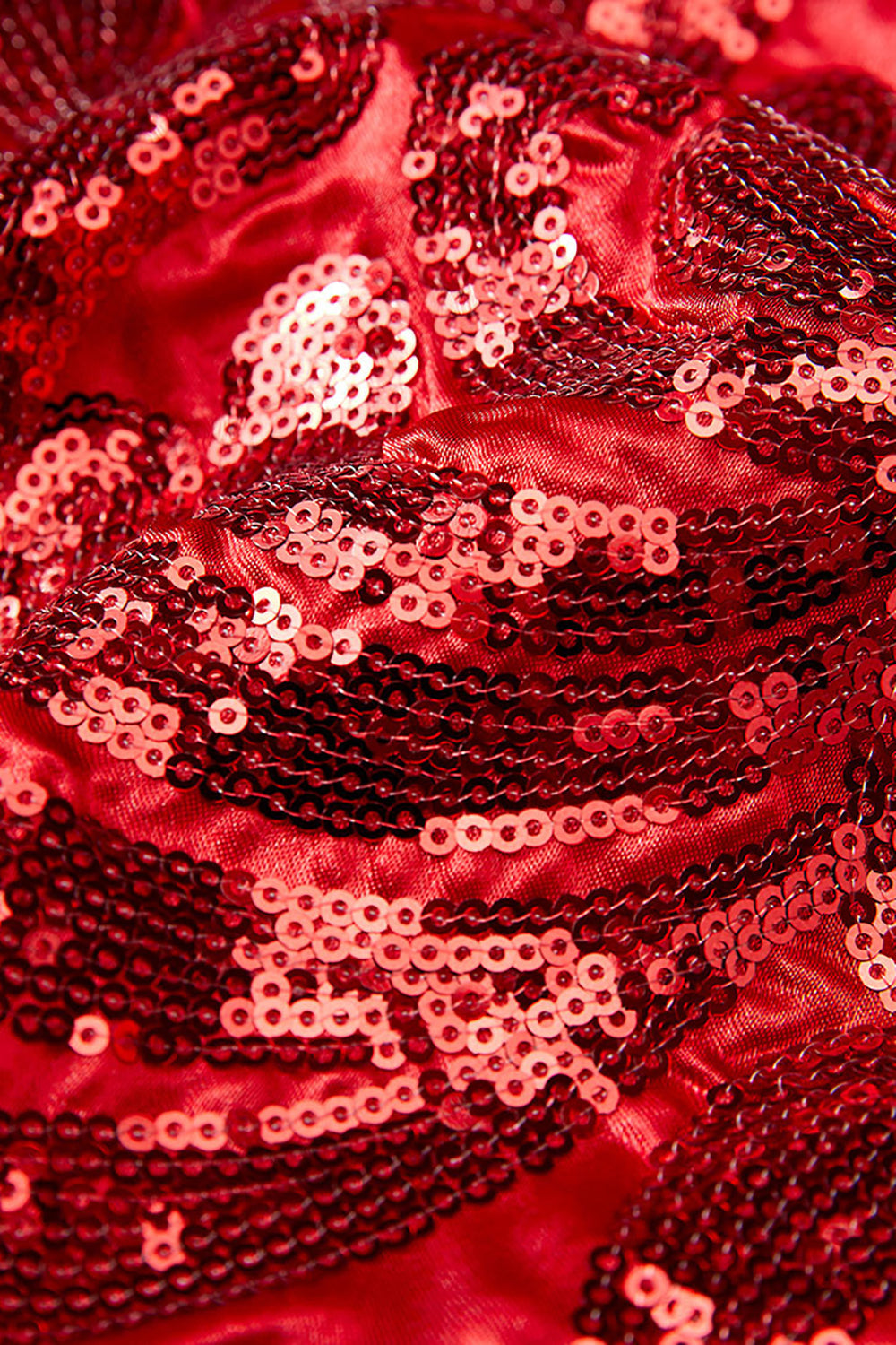 Glitter Røde Paljetter Herre Blazer