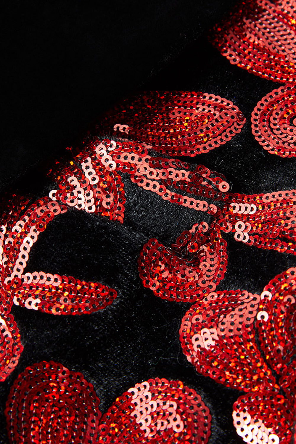 glitter røde paljetter 2 stykke menns dresser