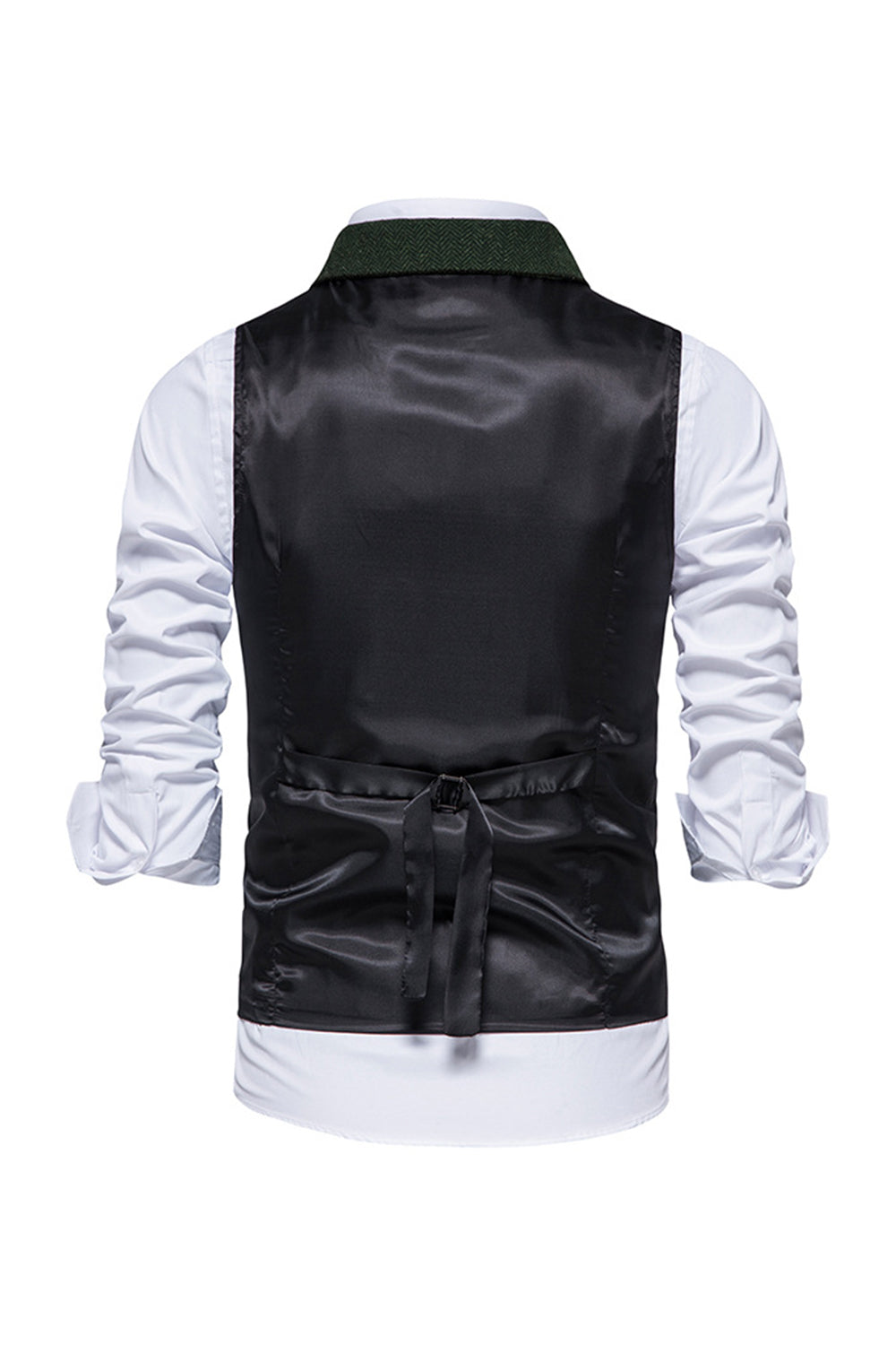 Single Breasted Lapel Navy menns dressvest