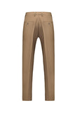 Khaki Double Breasted Notched Lapel 3 Piece menns dresser