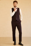 Notched Lapel Single Button Blazer for menn Wedding