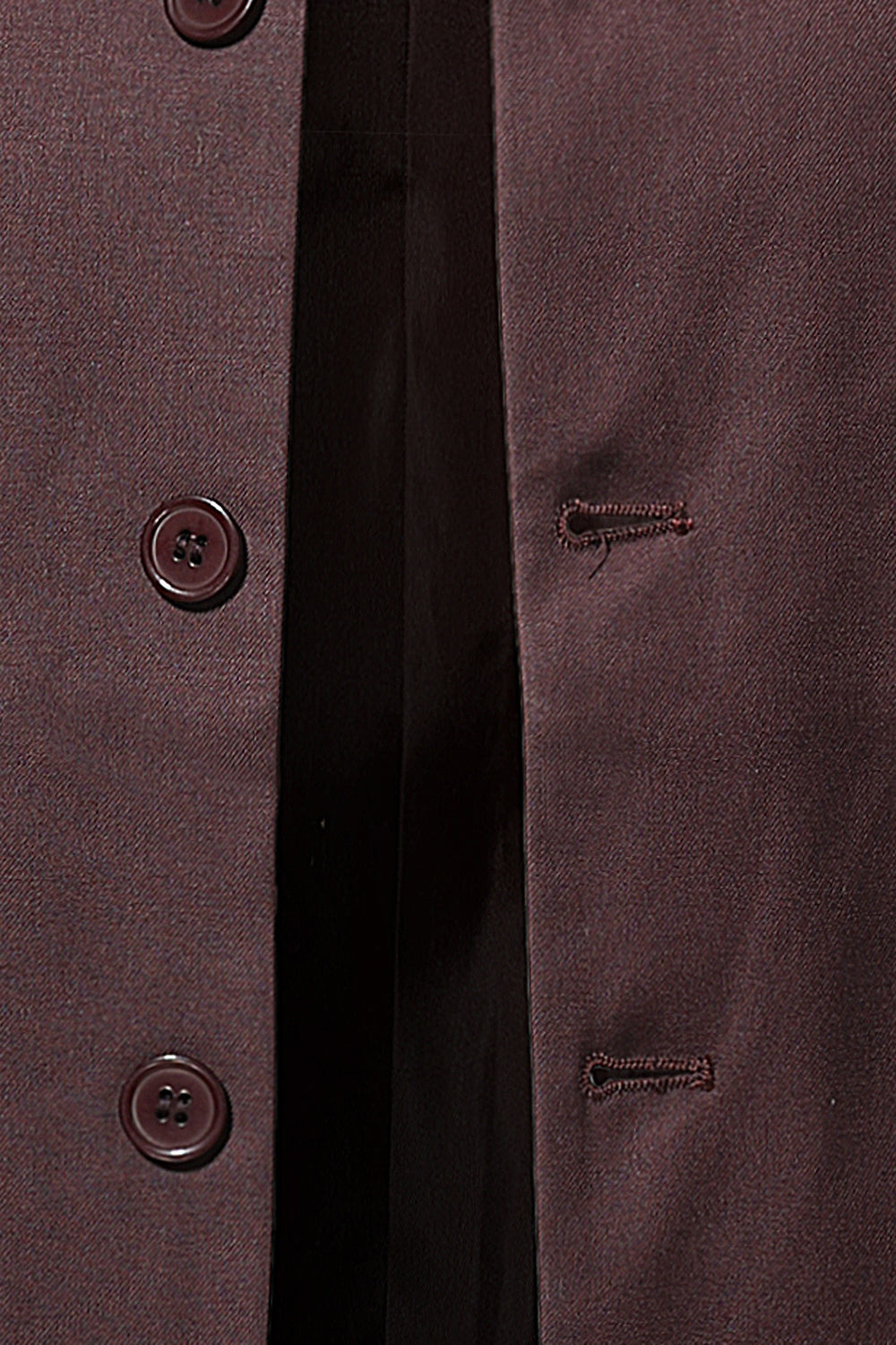 Brown Stand Collar Single Breasted menn Blazer