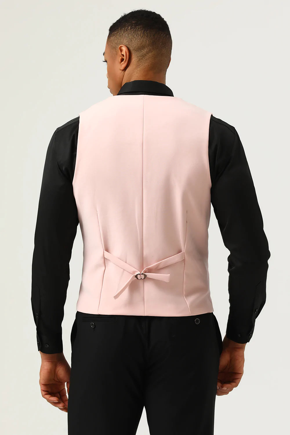 Pink Shaw Lapel 3 Piece menn Prom Suits