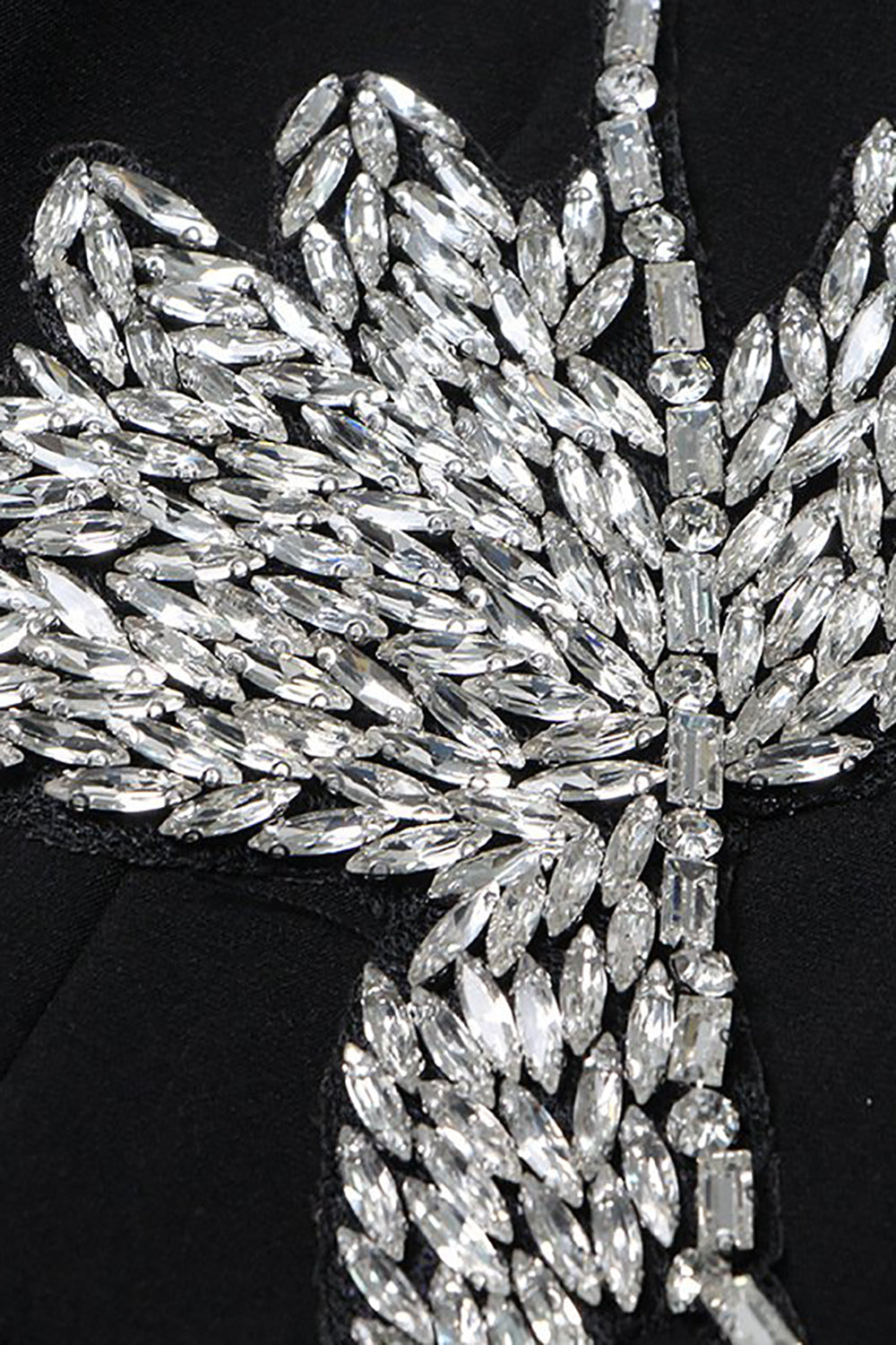 Sparkly Black Beaded Hakket Lapel Women Prom Blazer
