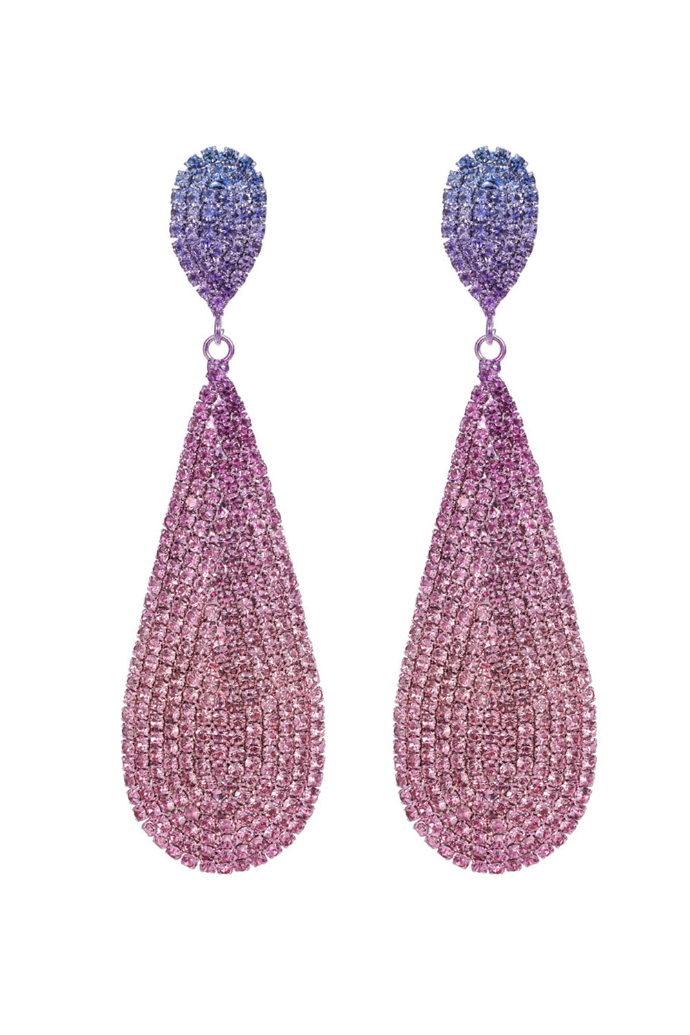 Sparkly Diamond-Encrusted Tilbehør Luksus øredobber