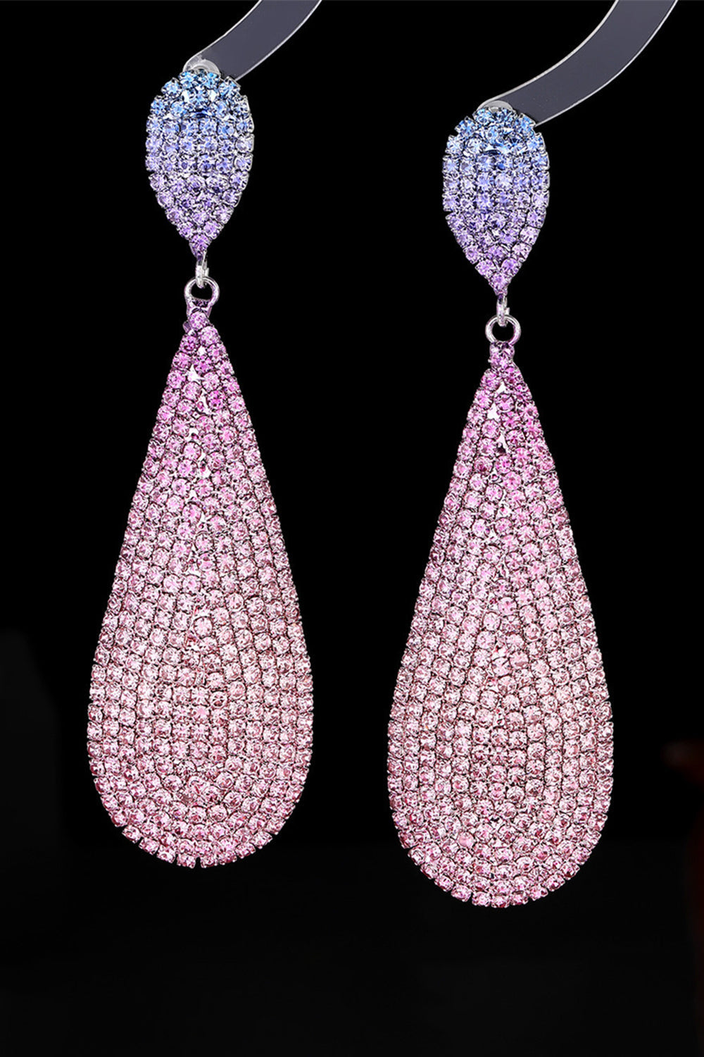 Sparkly Diamond-Encrusted Tilbehør Luksus øredobber