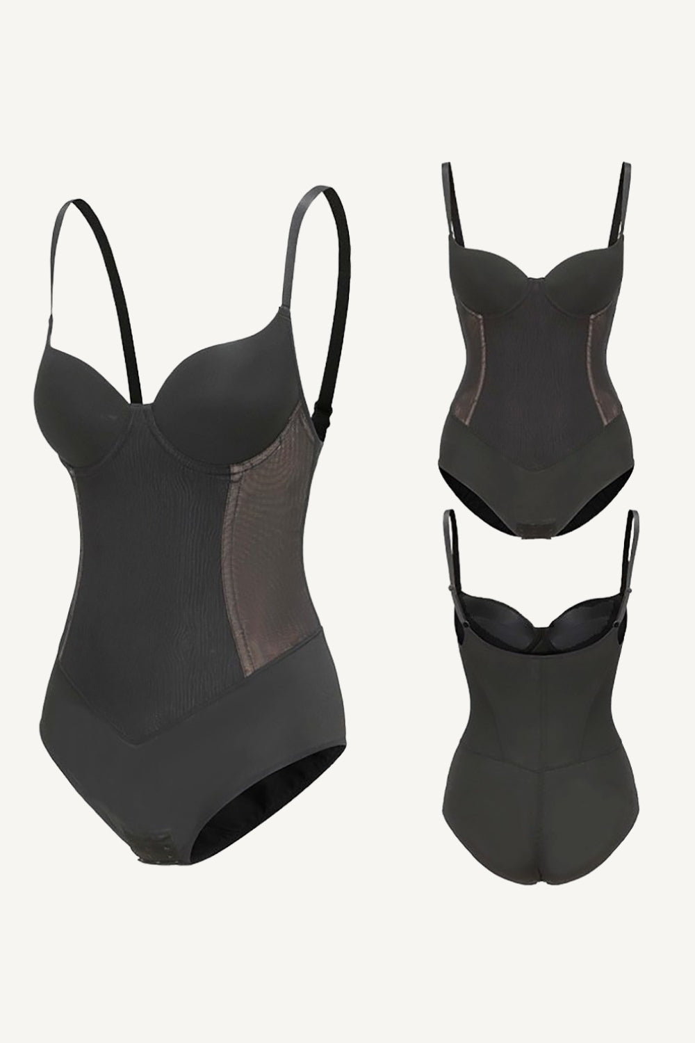 Aprikos Push Up Midje Magekontroll Shapewear
