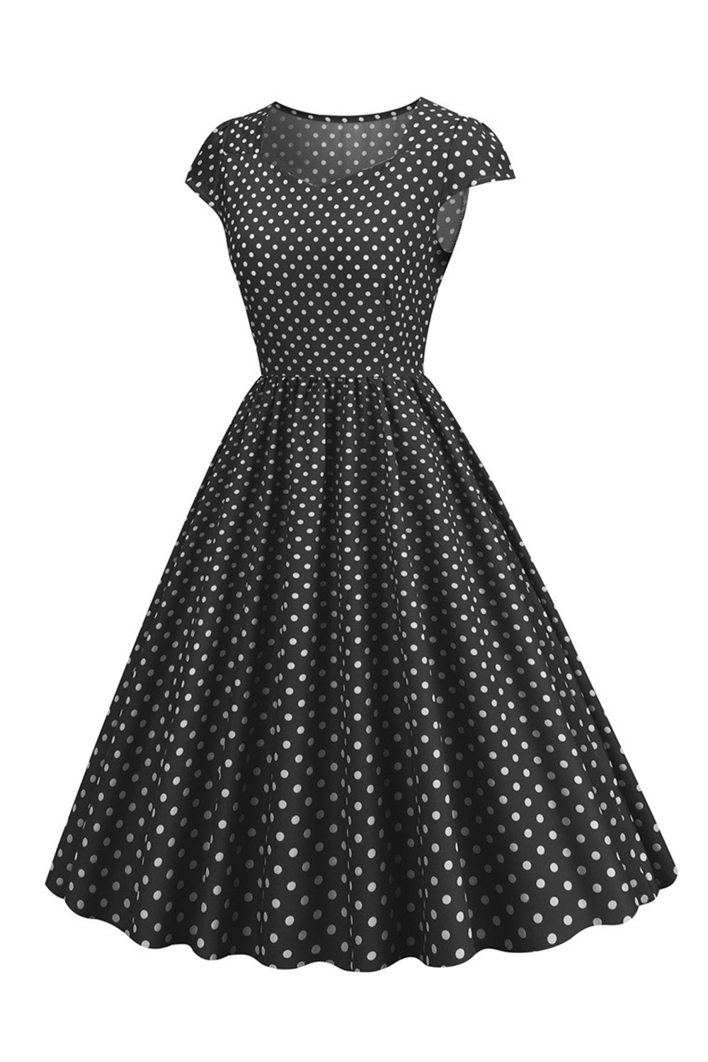 Polka Dots Swing 1950-tallet Kjole
