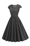 Polka Dots Swing 1950-tallet Kjole