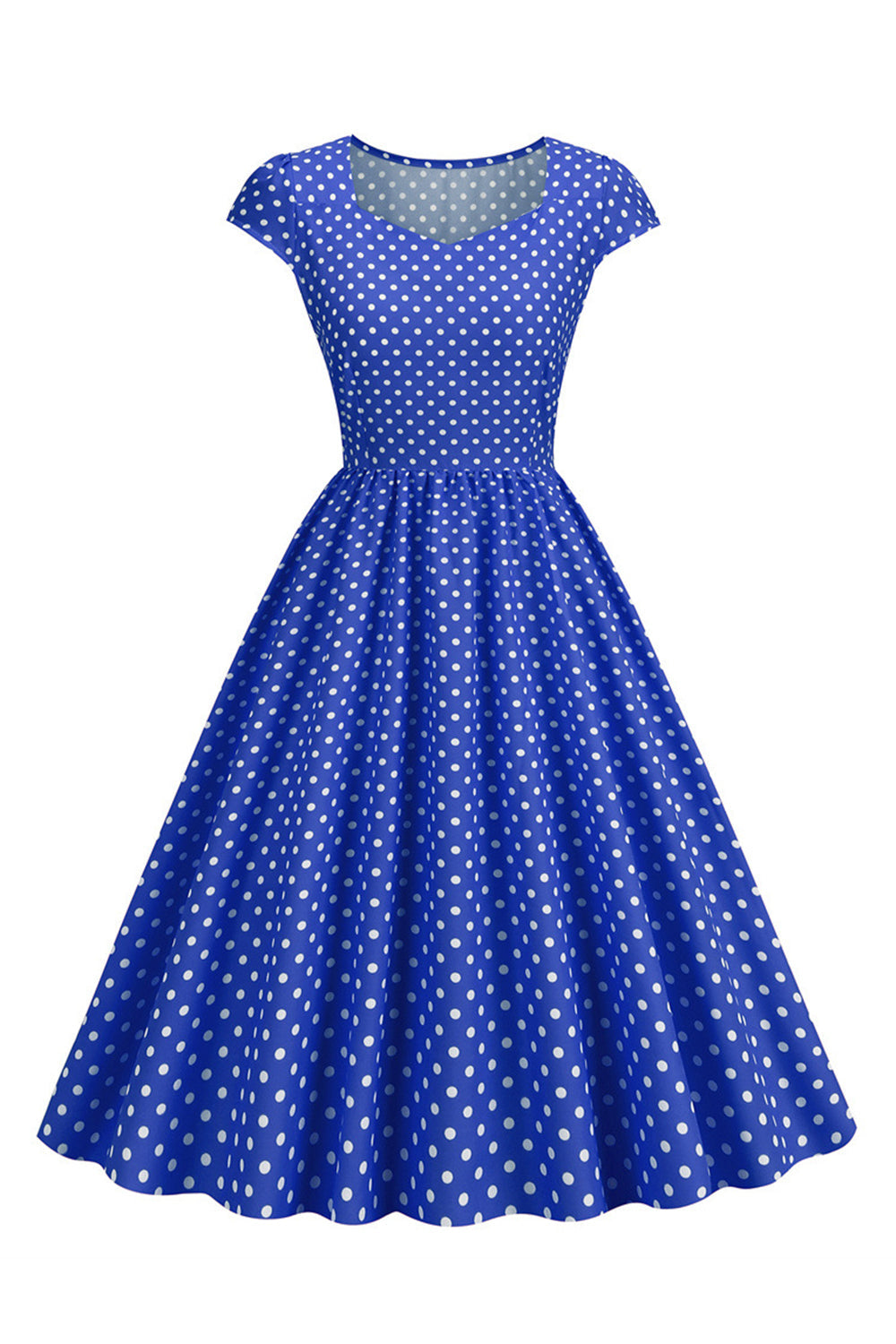 Polka Dots Swing 1950-tallet Kjole