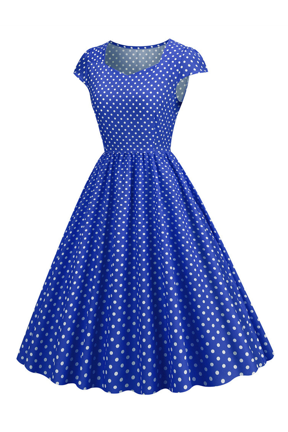 Polka Dots Swing 1950-tallet Kjole
