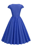 Polka Dots Swing 1950-tallet Kjole