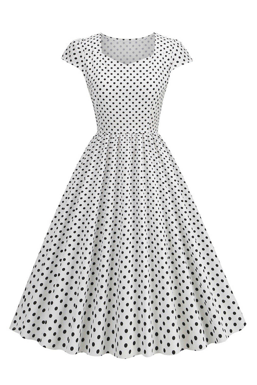 Polka Dots Swing 1950-tallet Kjole