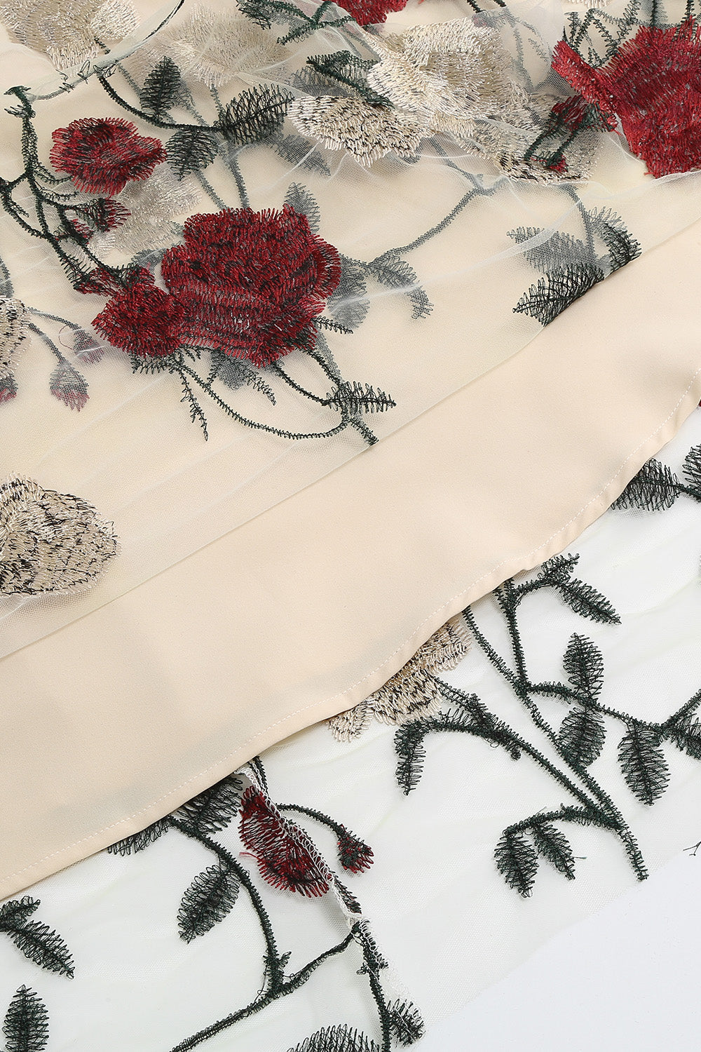 Blue Swing 1950-tallskjole med broderi