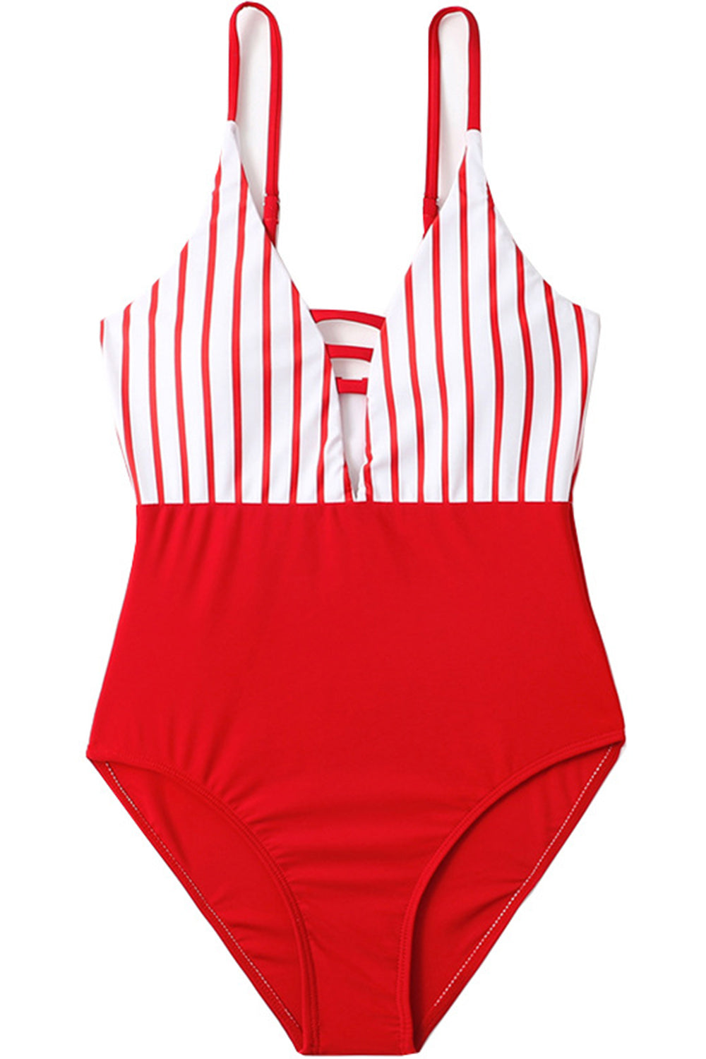 Stripe Spaghetti stropper One Piece Badetøy