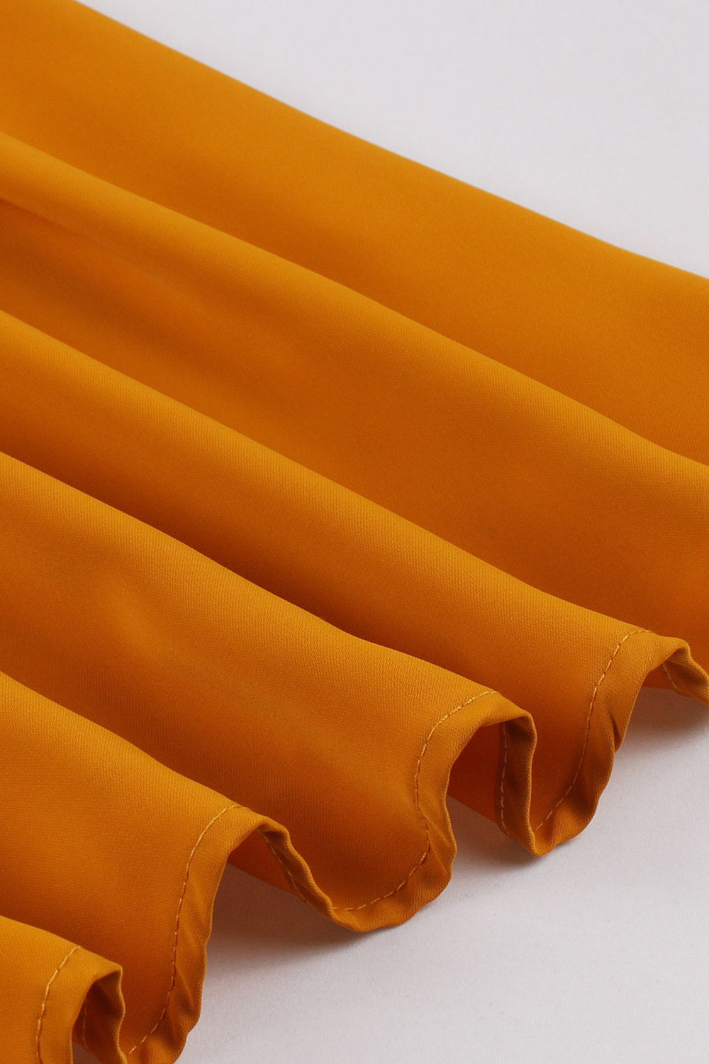 Spaghetti stropper Gul Swing Vintage kjole