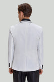 hvite menns 3 stykke sjal lapel ball dresser
