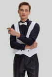 hvite menns 3 stykke sjal lapel ball dresser